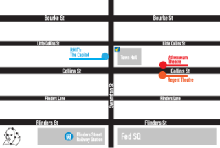 Map for Athenaeum Theatre